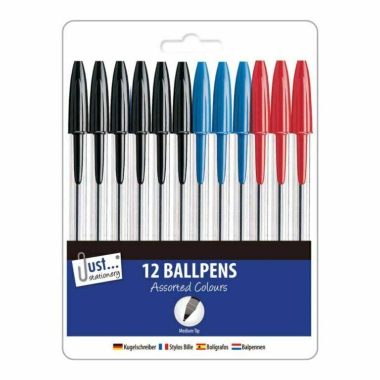 Tallon Ballpoint Pens Pack 12 Accounts Stationery 1029