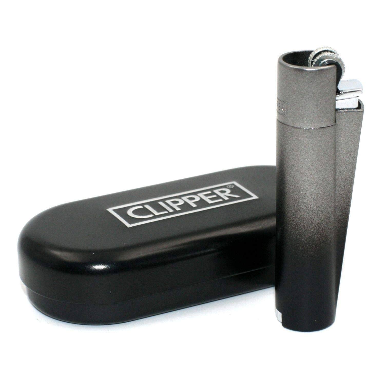 Metal Clipper Lighter - Black Gradient