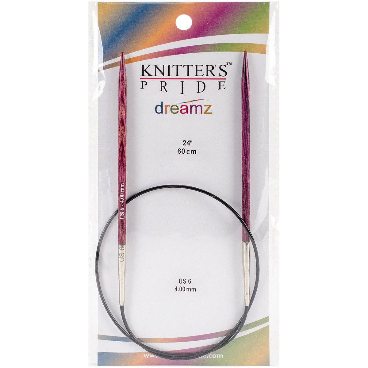 Knitter's Pride Dreamz Fixed Circular Needles - Size 6, 24"