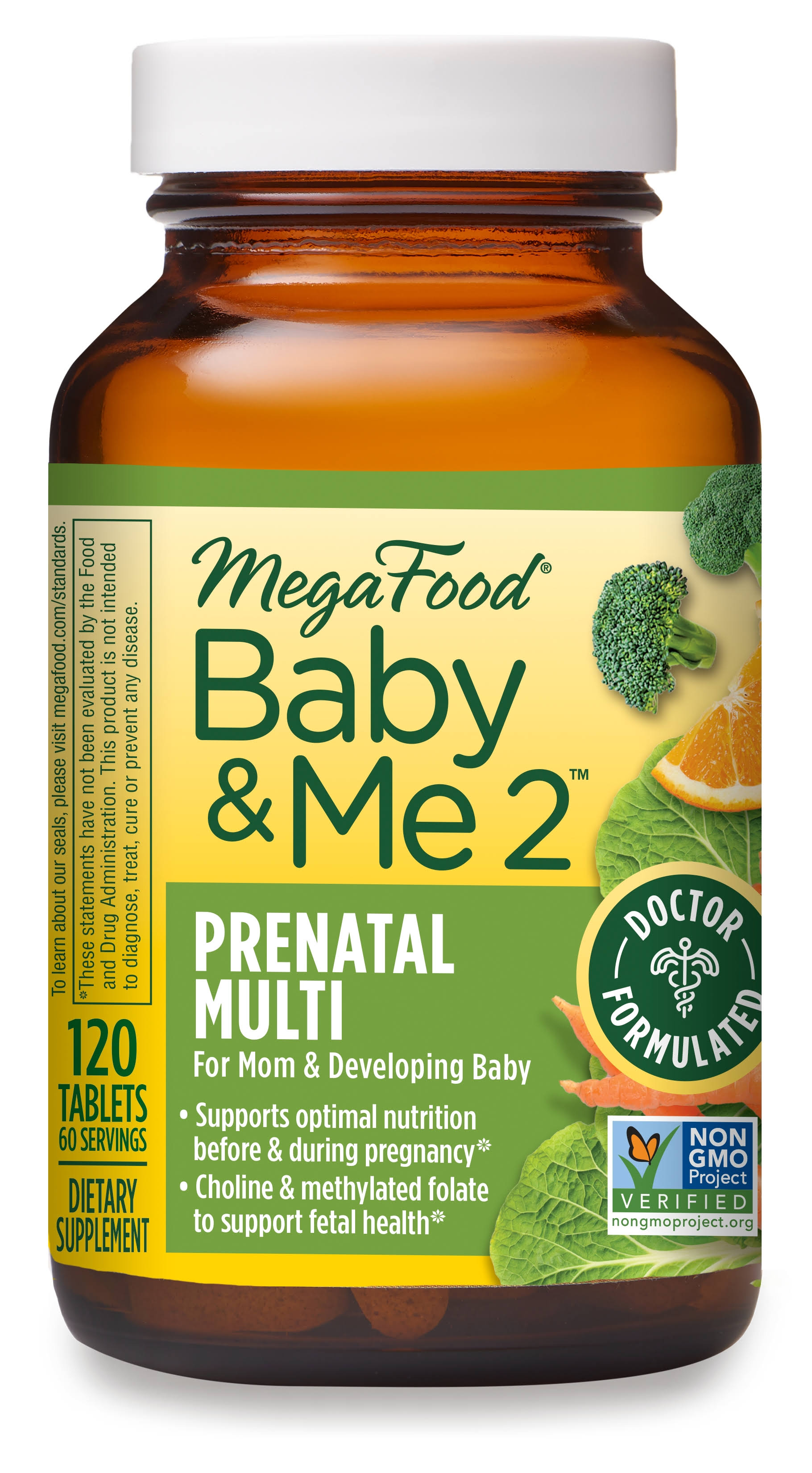 Megafood Baby & Me 2 Dietary Supplement - 120 Tablets