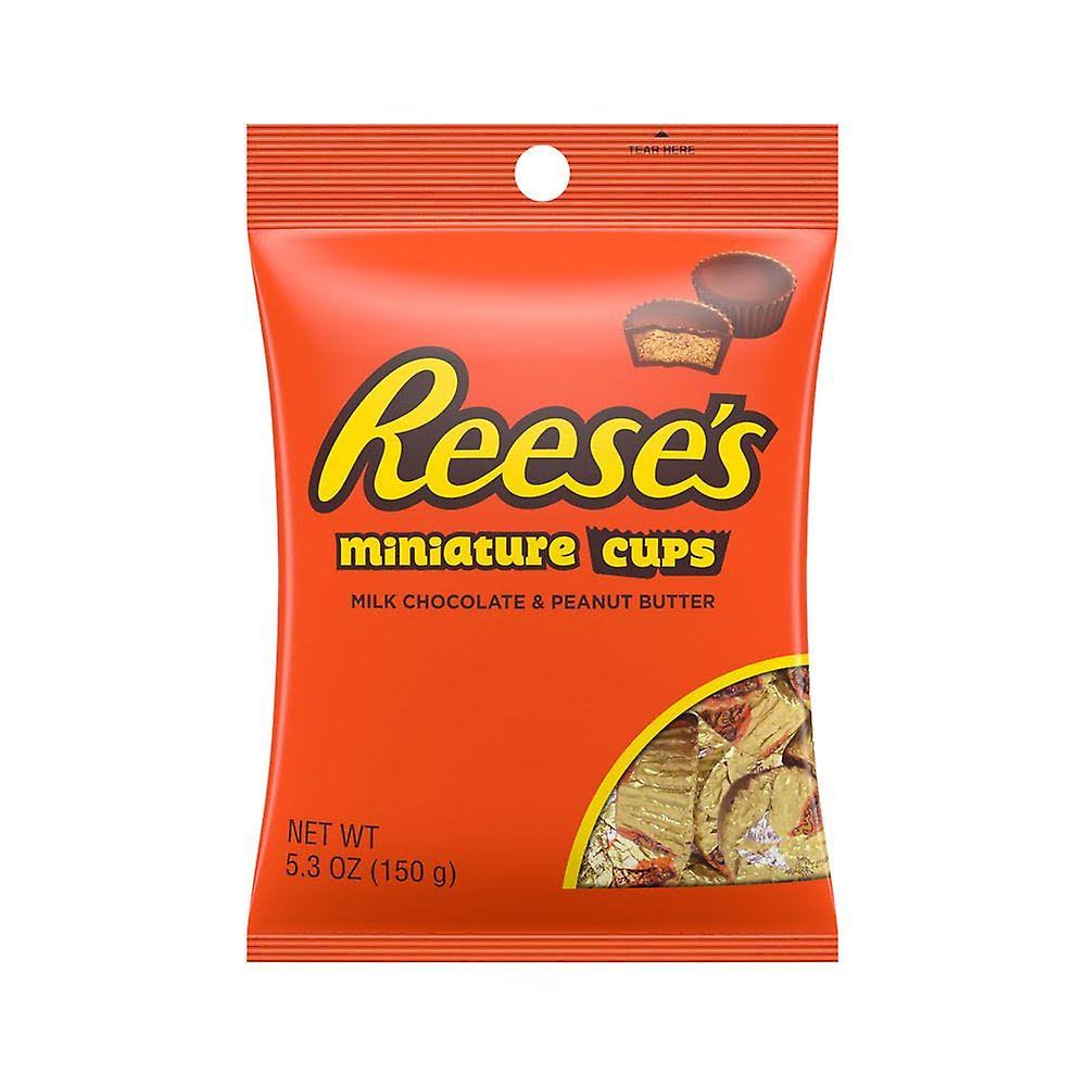 Reese's Milk Chocolate Peanut Butter Cups Miniatures - 5.3oz