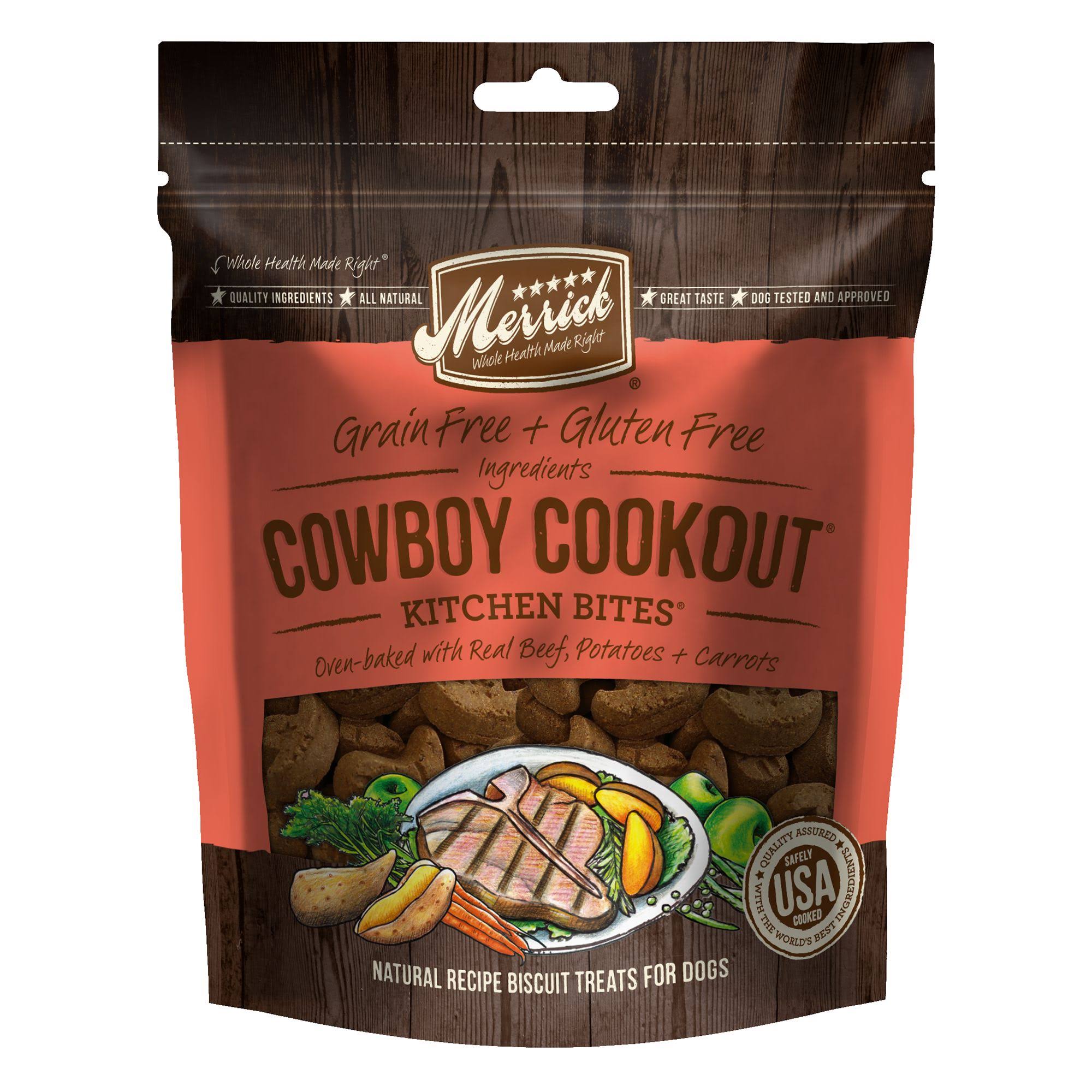 Merrick Kitchen Bites for Pets - Cowboy Cookout, 9oz