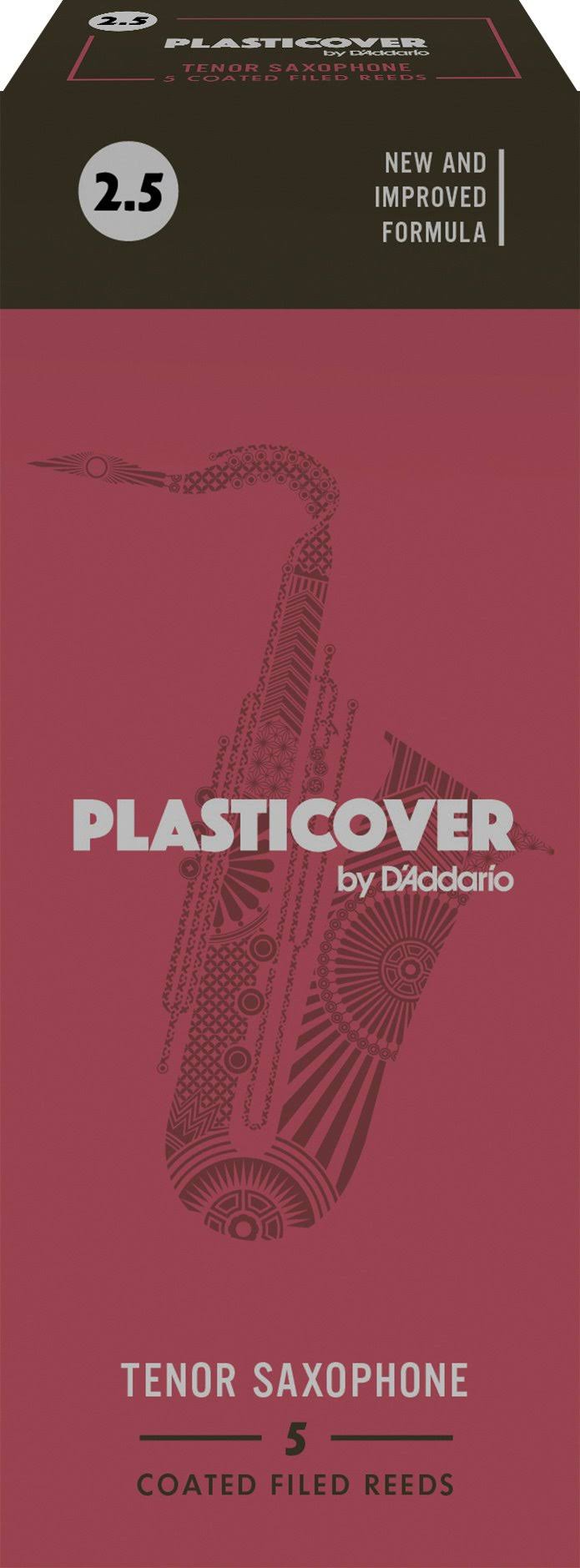Rico Plasticover Tenor Saxophone Reeds - Strength 2.5, 5ct