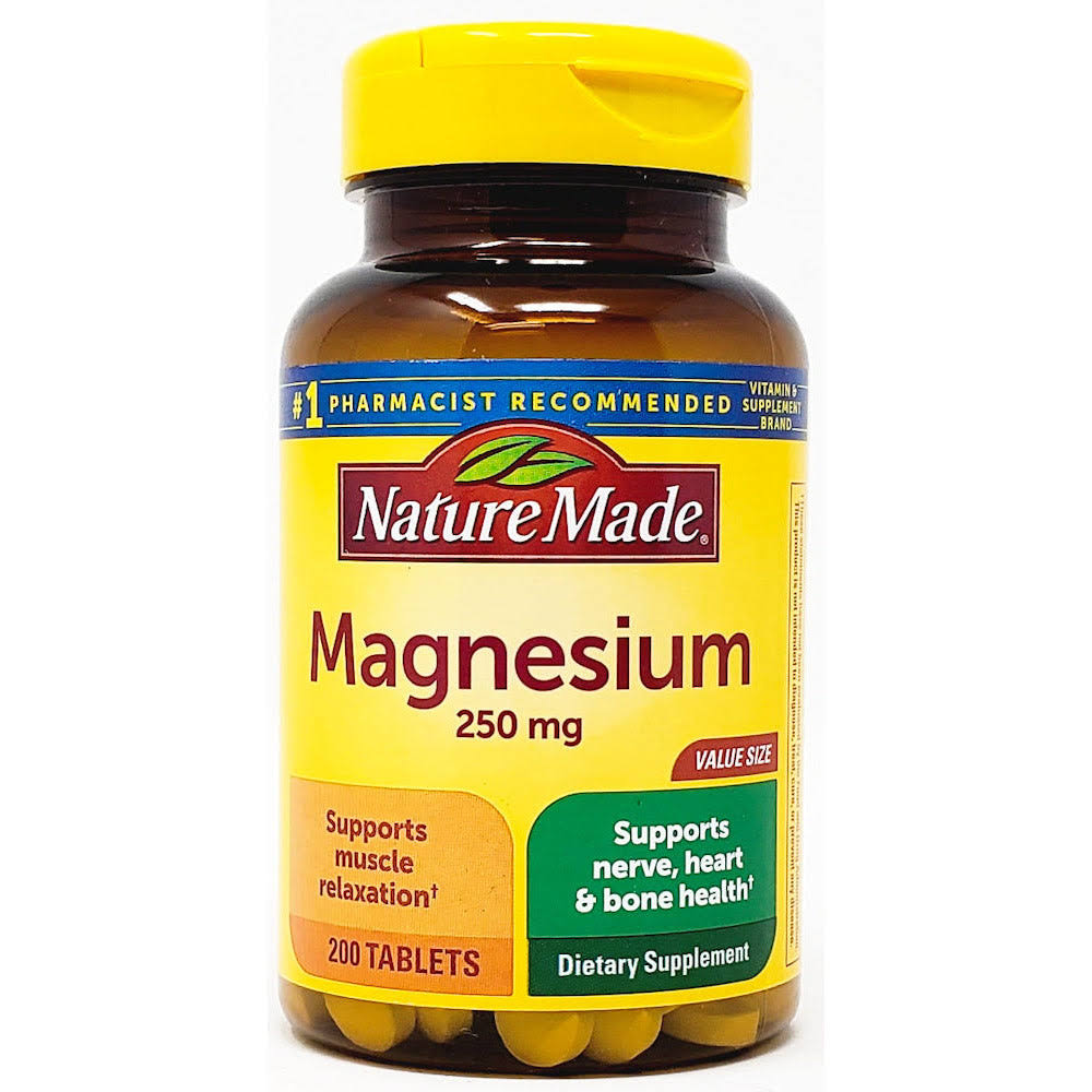 Nature Made Magnesium Supplement - 250mg, 200ct