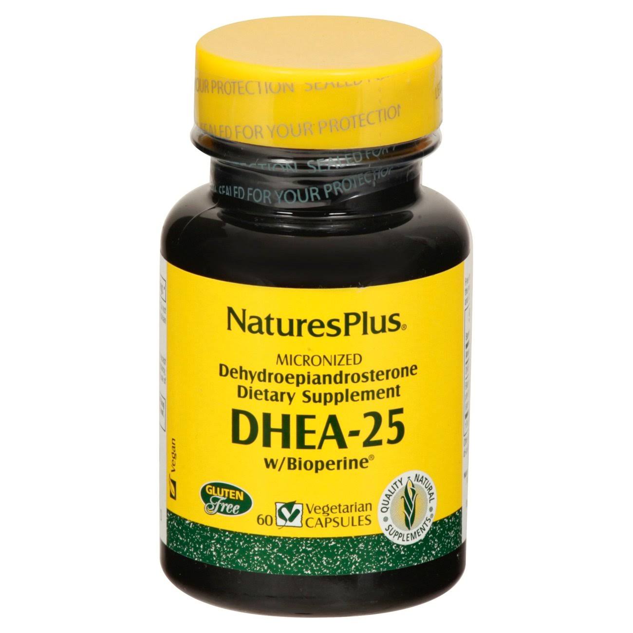 Natures Plus DHEA 25 Dietary Supplement - 60ct