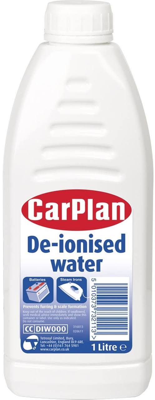 CarPlan De-ionised Water - 1l