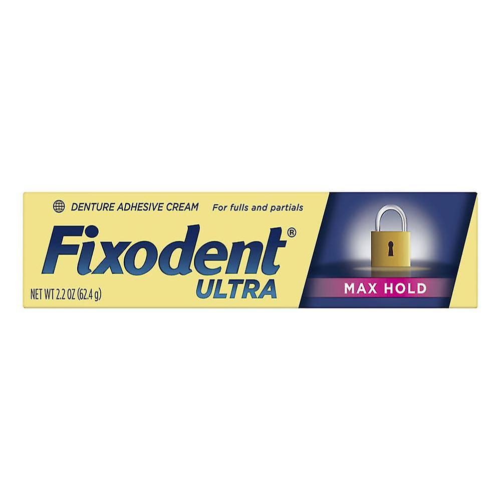 Fixodent Ultra Max Hold Denture Adhesive Cream - 2.2oz