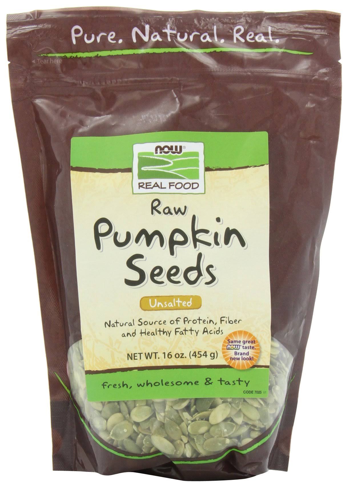Now Foods Raw Pumpkin Seeds - 1lbs