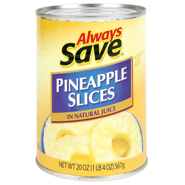 Always Save Pineapple Slices - 20 oz