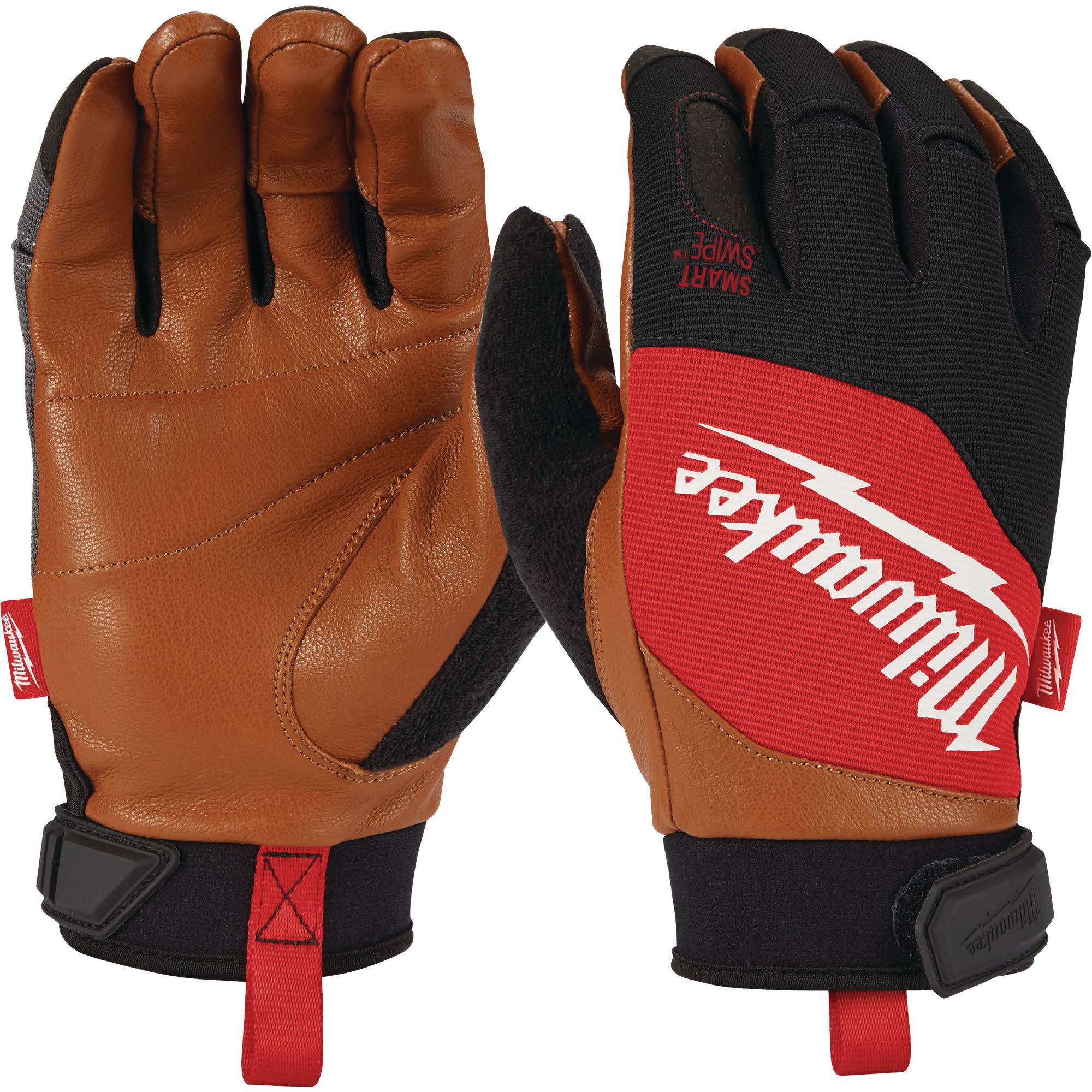 Milwaukee Large Hybrid Leather Gloves 48730022