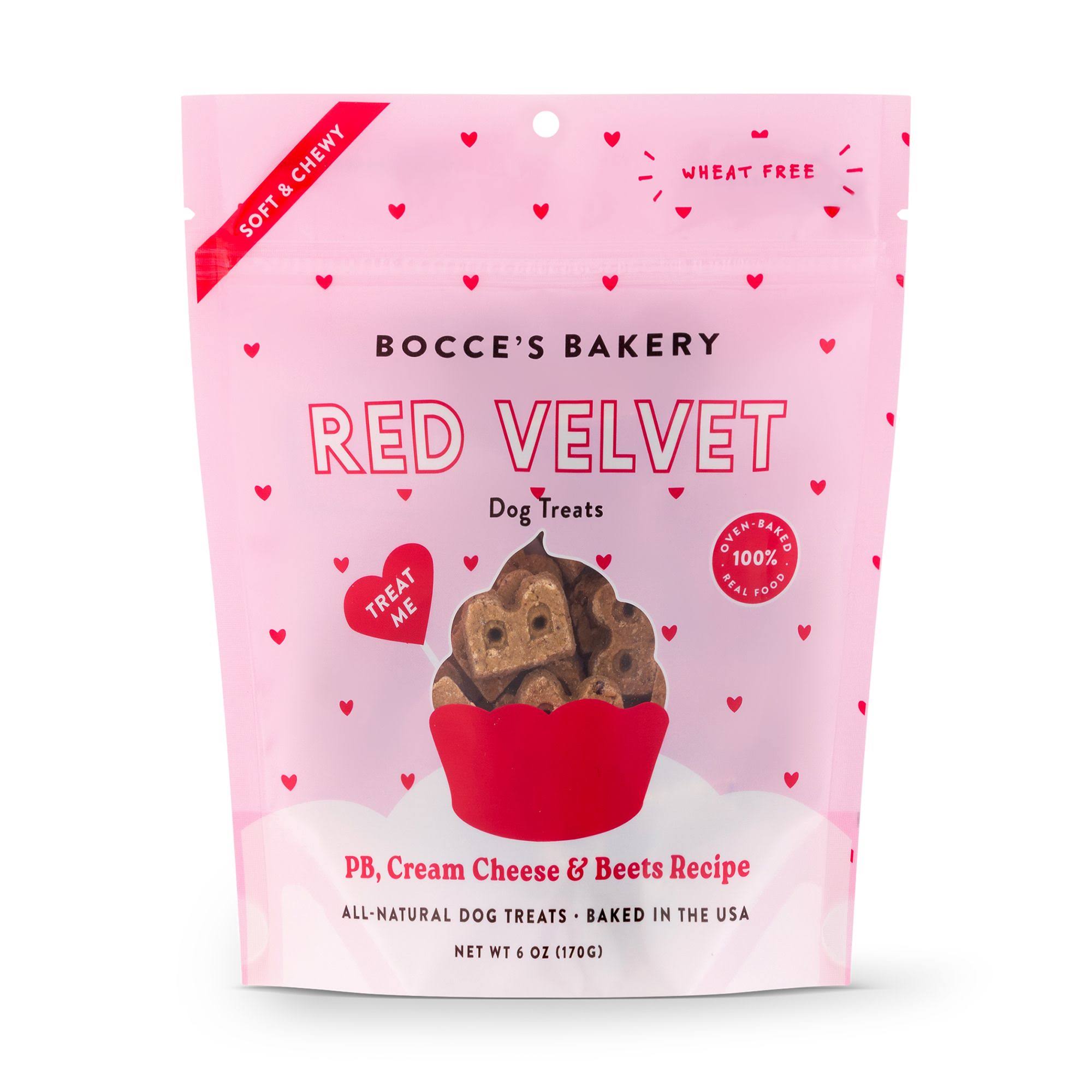Bocce's Bakery Red Velvet Soft & Chewy Dog Treats 6 oz