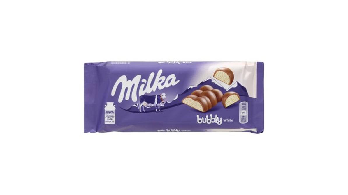 Milka Bubbly Chocolate Bar - White, 3.5oz