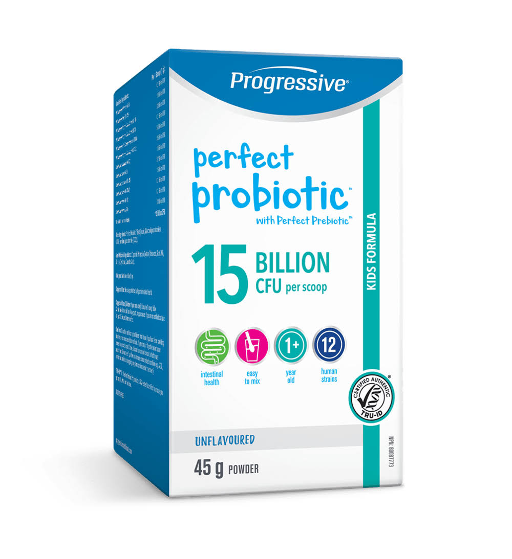 Progressive Perfect Probiotic Kids Formula 15 Billion CFU Unflavoured 45 G