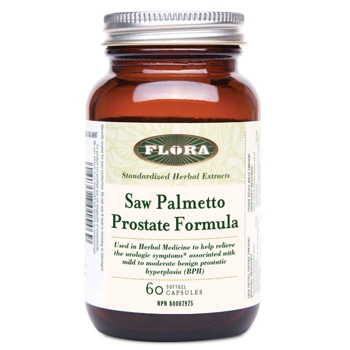 Flora Health Saw Palmetto Prostate Formula - 60 Capsules