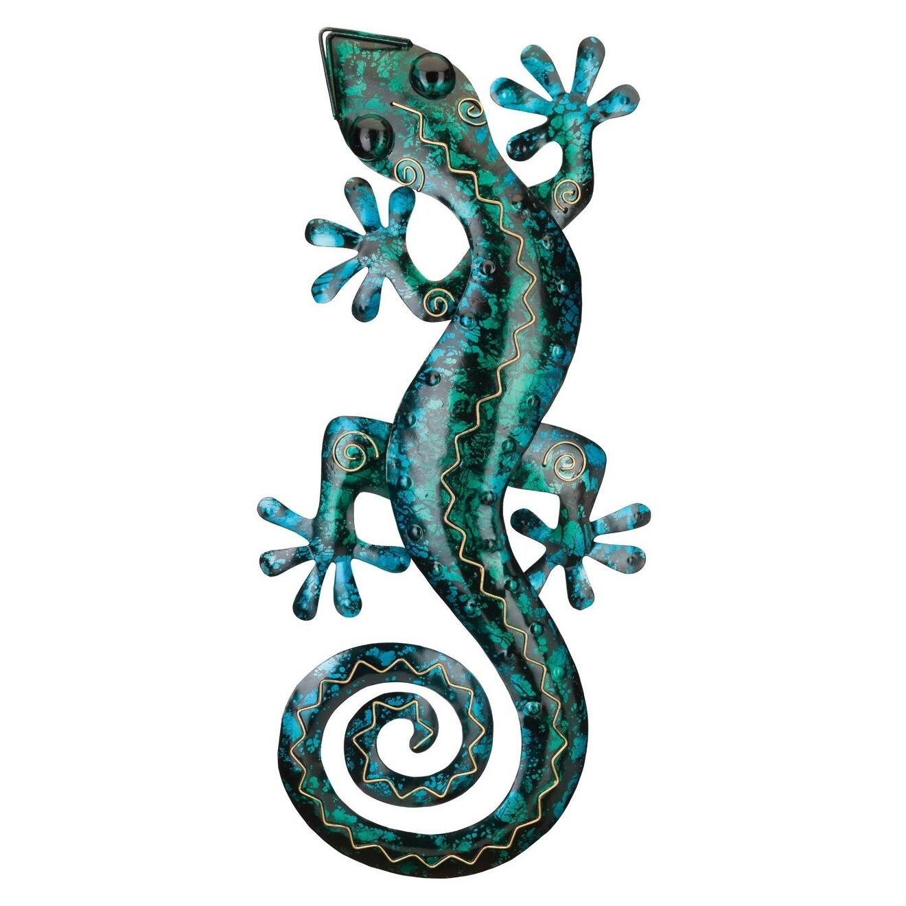 Regal Art Gift 5530 Gecko Decor 29 Turquoise Wall Décor