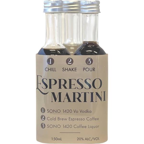 Sono 1420 Threesome Espresso Martini Ready-to-Mix Cocktail - 50 ml