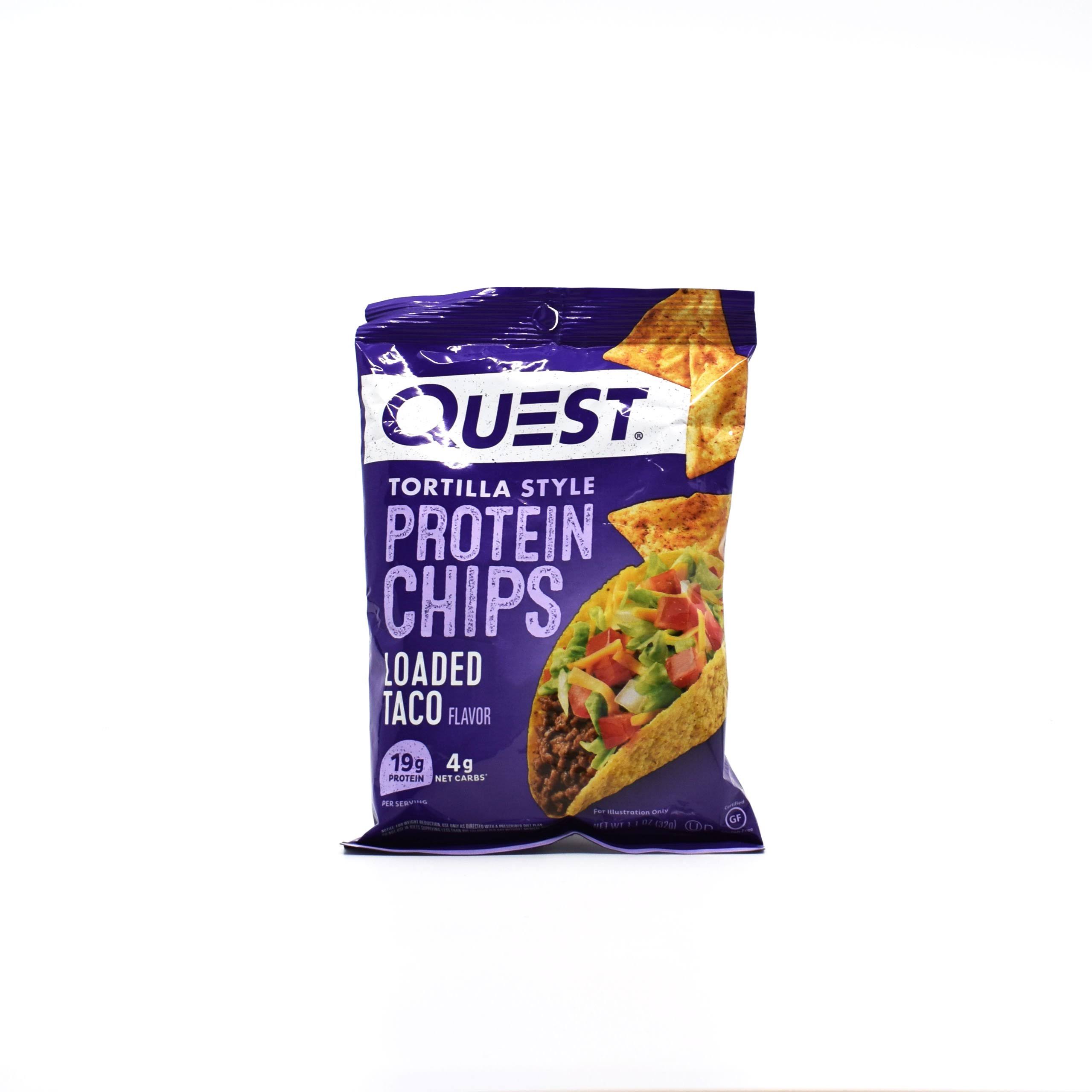 Quest Tortilla Protein Chips 32G Loaded Taco