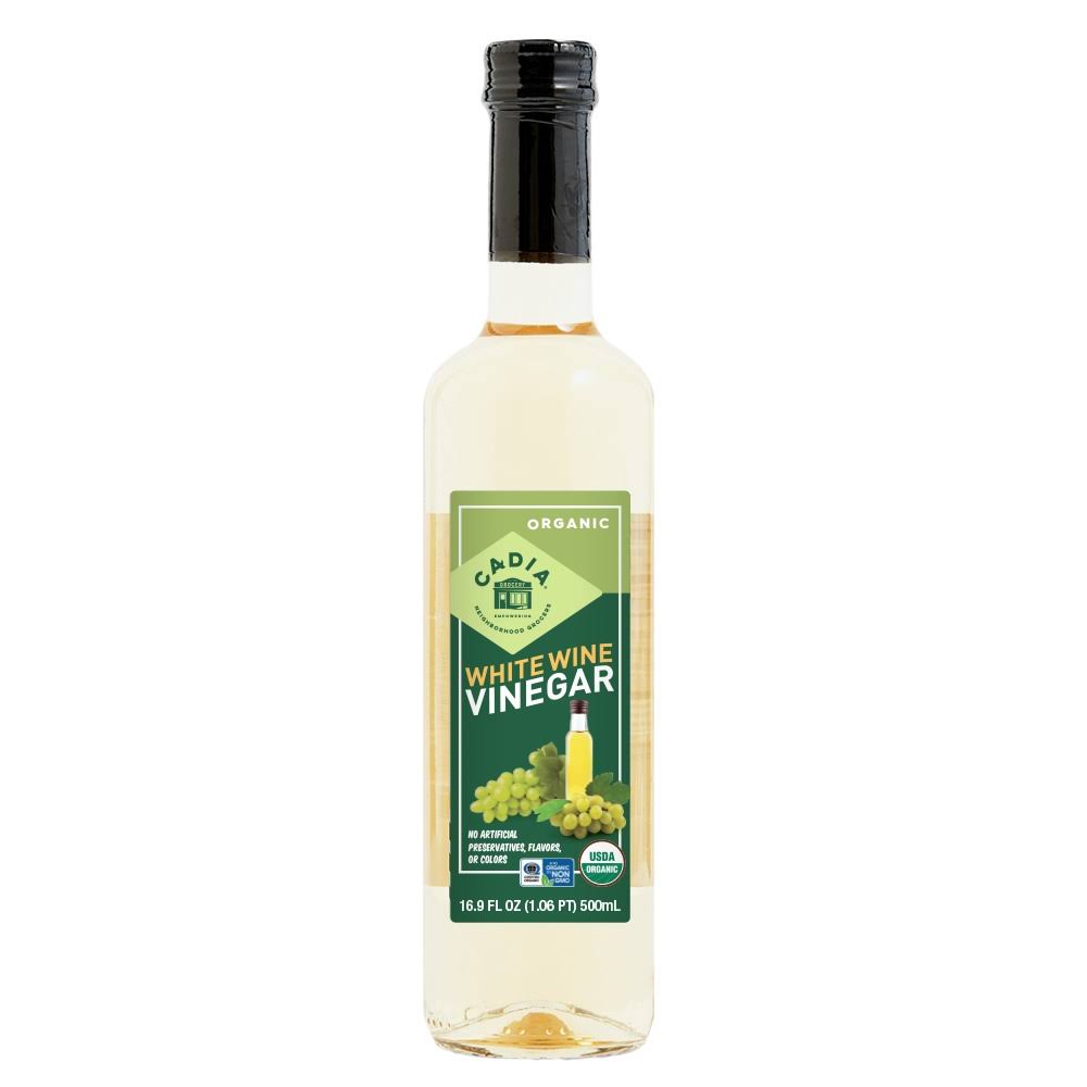 Cadia: Organic White Wine Vinegar, 16.9 Oz