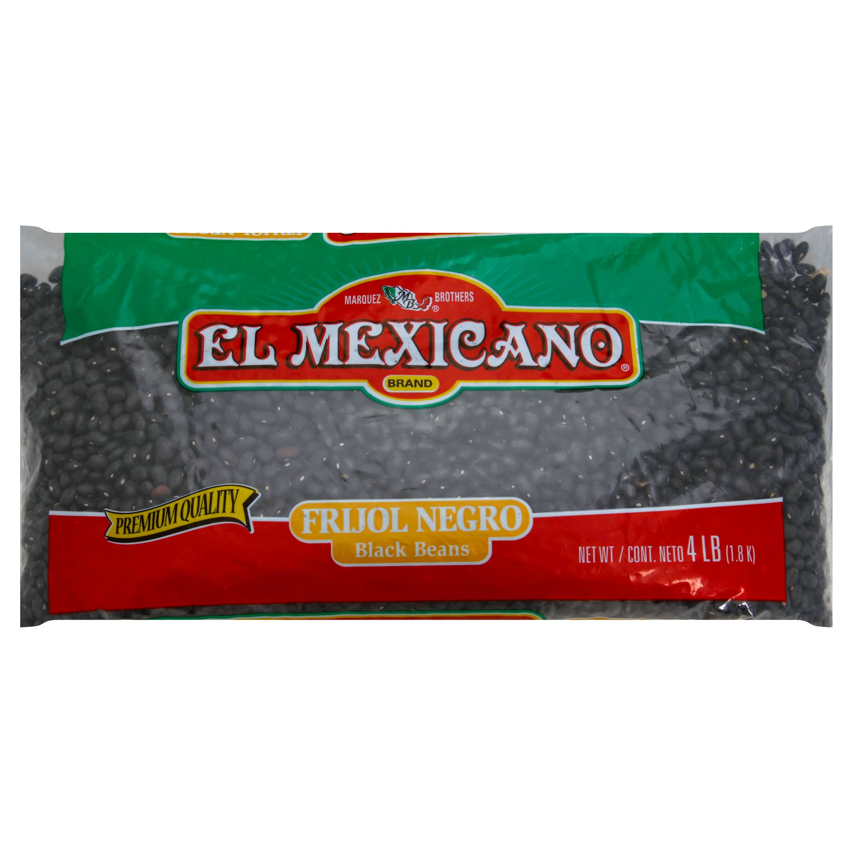 El Mexicano Black Beans - 4 lb