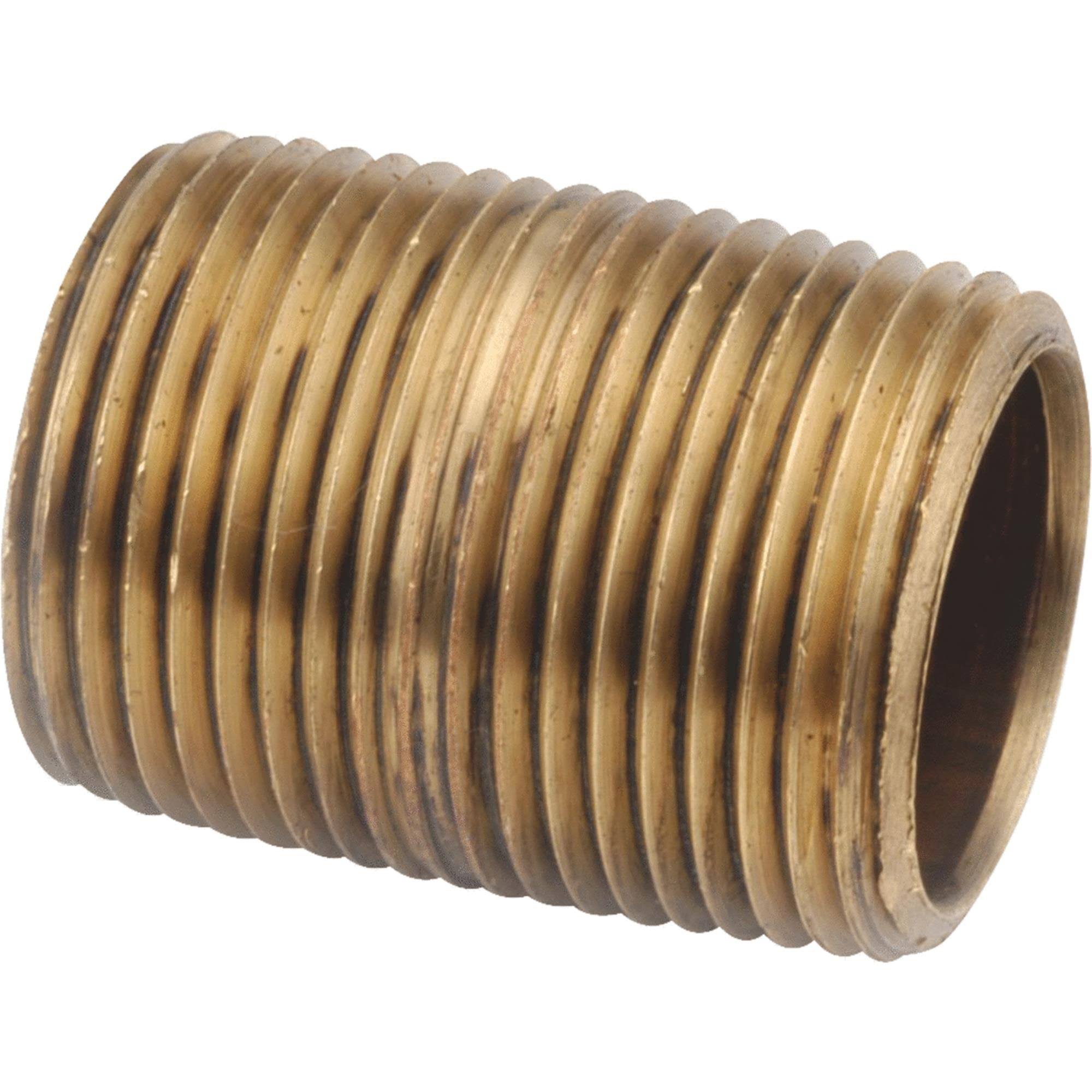 Anderson Metals Corp Red Brass Nipple - 3/4"