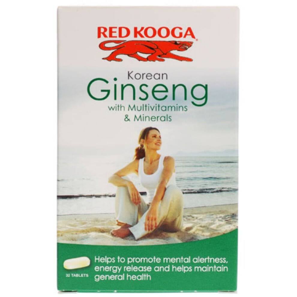 Red Kooga Korean Ginseng - with Multivitamins and Minerals, 32 Pack