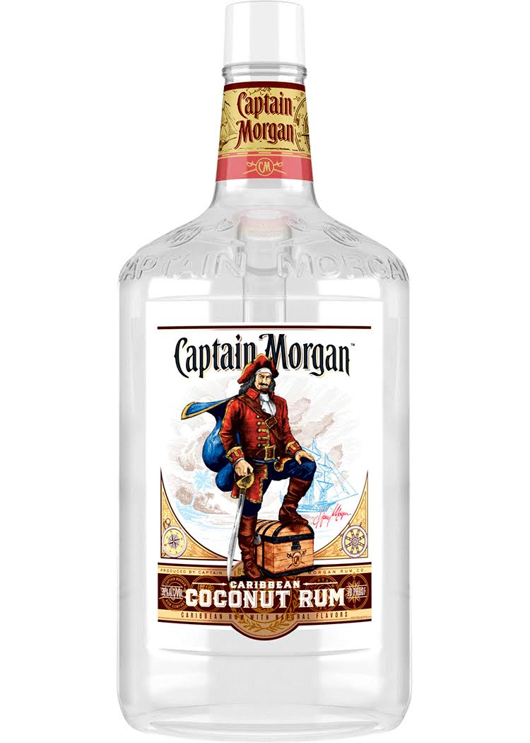 Parrot Bay Captain Morgan Caribbean Coconut Rum - 1.75 L bottle