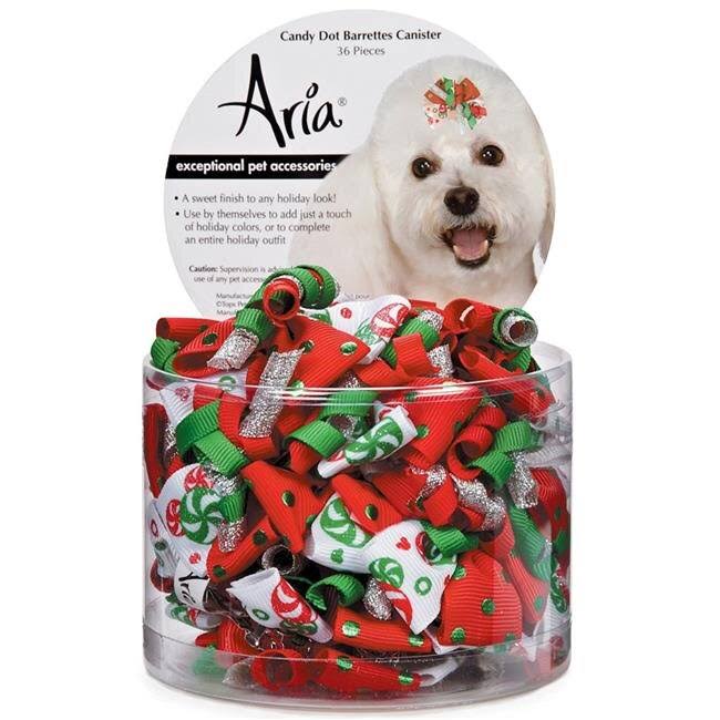 Aria Bows and Barrettes Dog Puppy Cat Pet Variety of Styles Ribbon