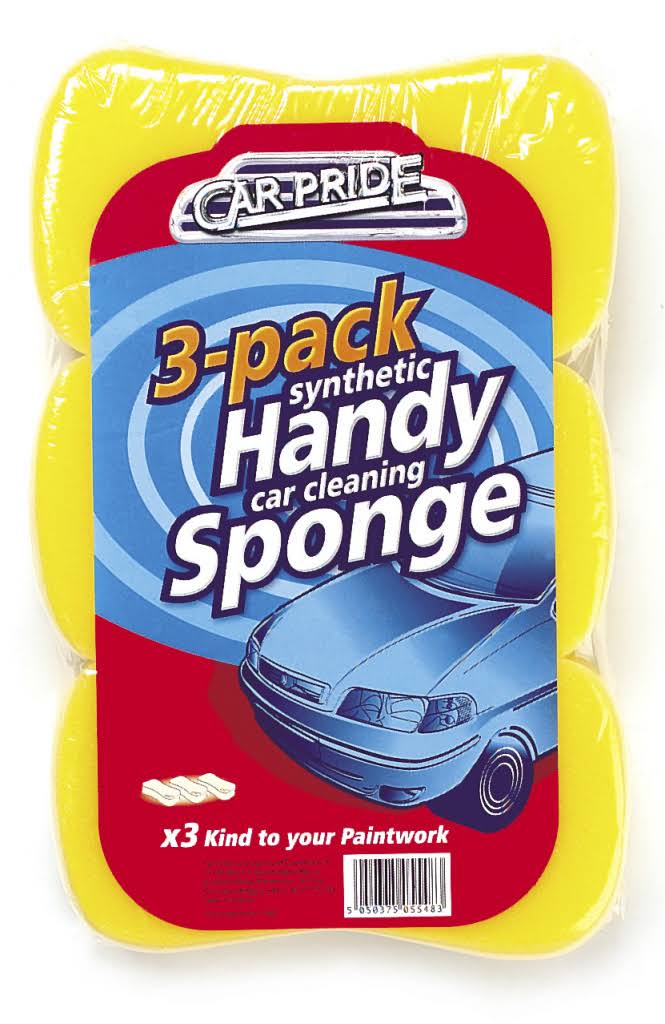 Car Pride Handy Car Sponges Pack 3 [CP011]