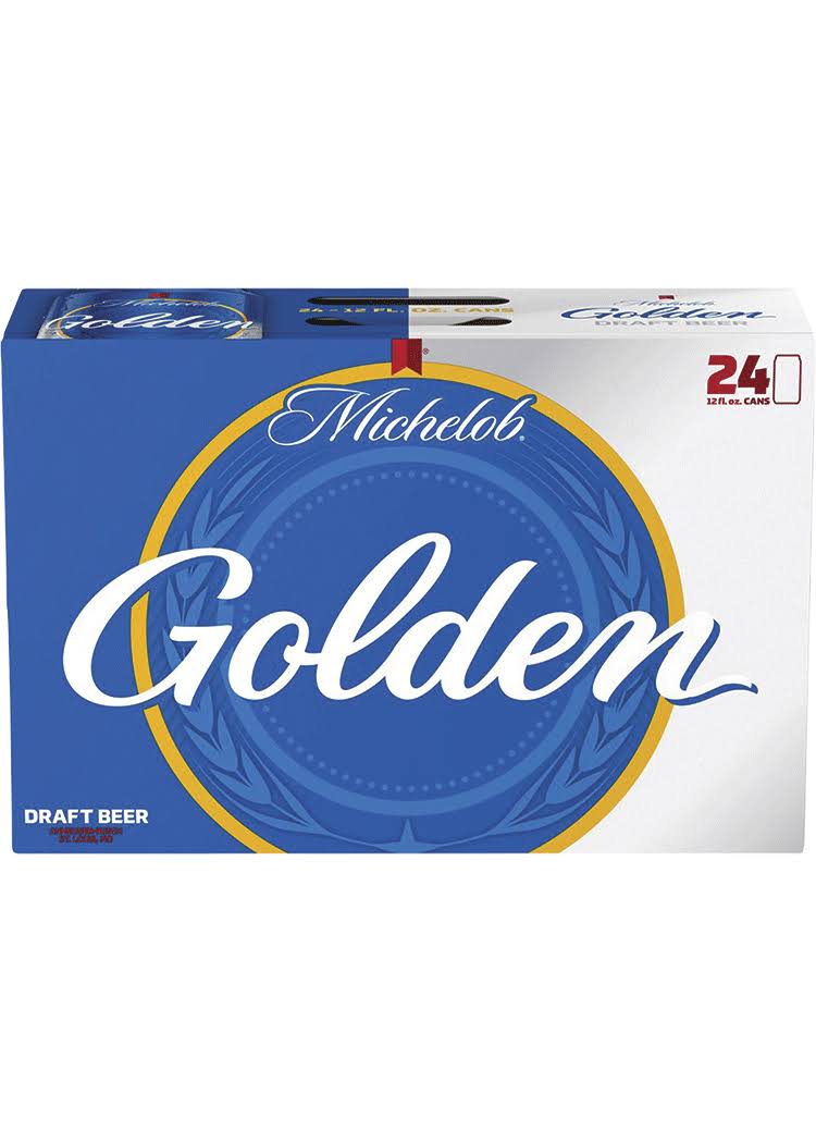 Michelob Golden Draft Beer - 24pk, 12oz