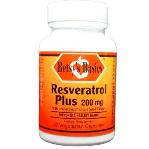 Resveratrol Plus 200 mg, 60 Vcap