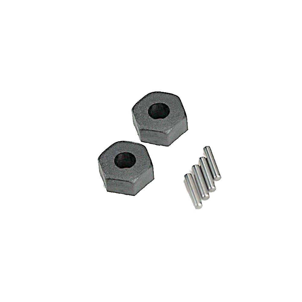 Traxxas Wheel Hubs - with 2 Hex and 2 Stub Axle Pins