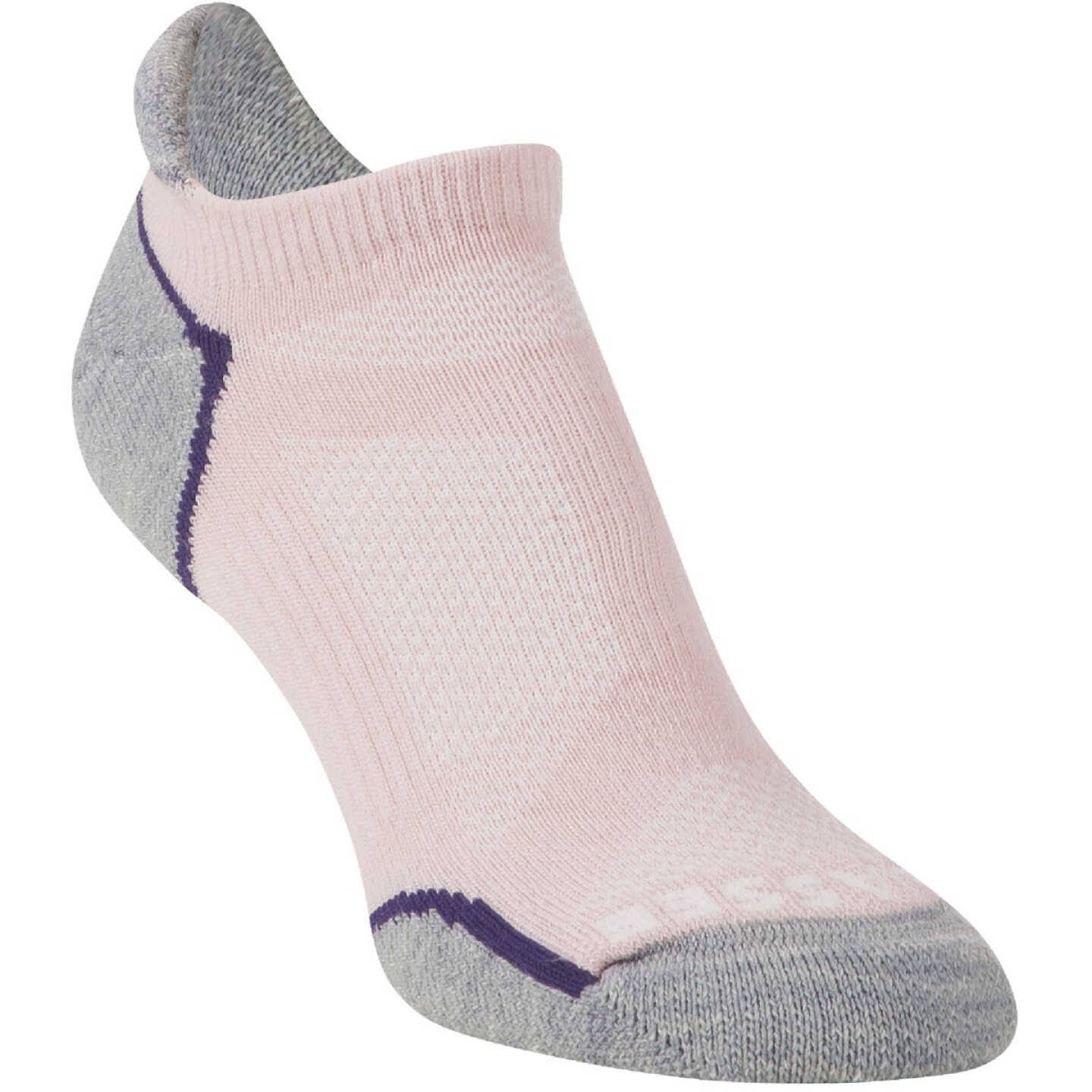 Hiwassee Trading Company Medium Pink Lightweight Running No Show Sock