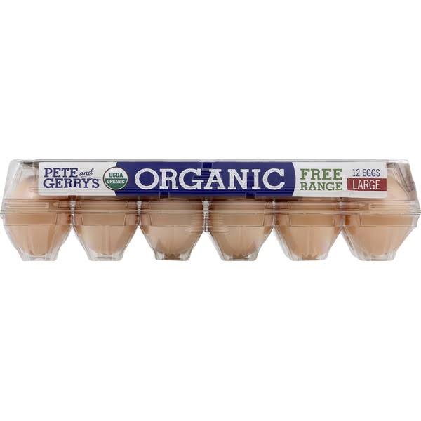 Pete and Gerry's Organic Eggs - Large, 12 Count