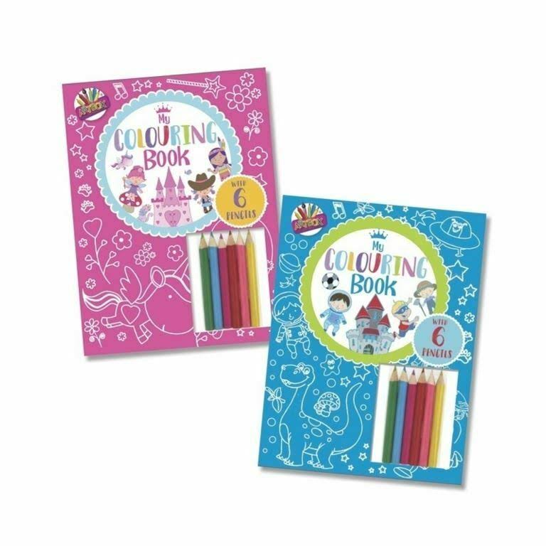 Tallon Colouring Book With Pencils Daily Stationery 6892