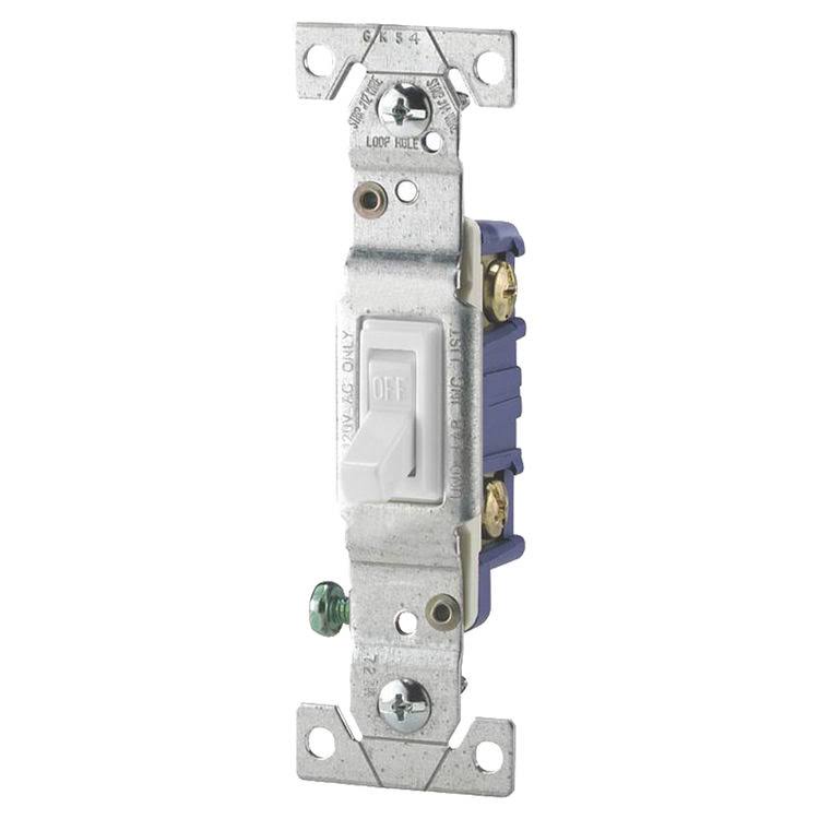 Cooper Wiring Toggle Switch - Non-Grounded, 15Amp