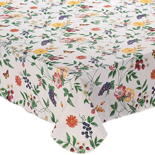 Lintex Enchanted Garden Vinyl Tablecloth 70 Round