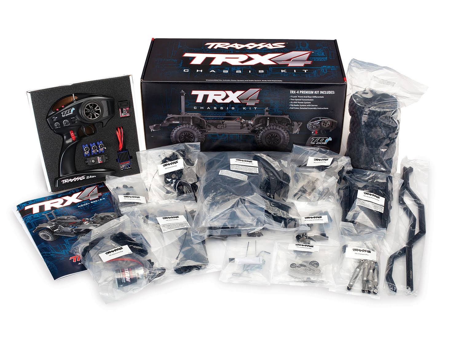 TRX82016-4 - Traxxas TRX-4 Unassembled Kit 4WD Chassis ( TQi)