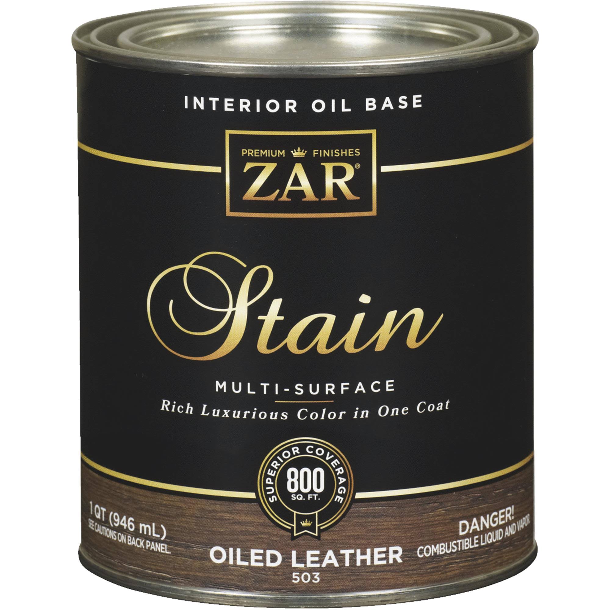 Zar 50312 qt Oiled Leather Wood Stain