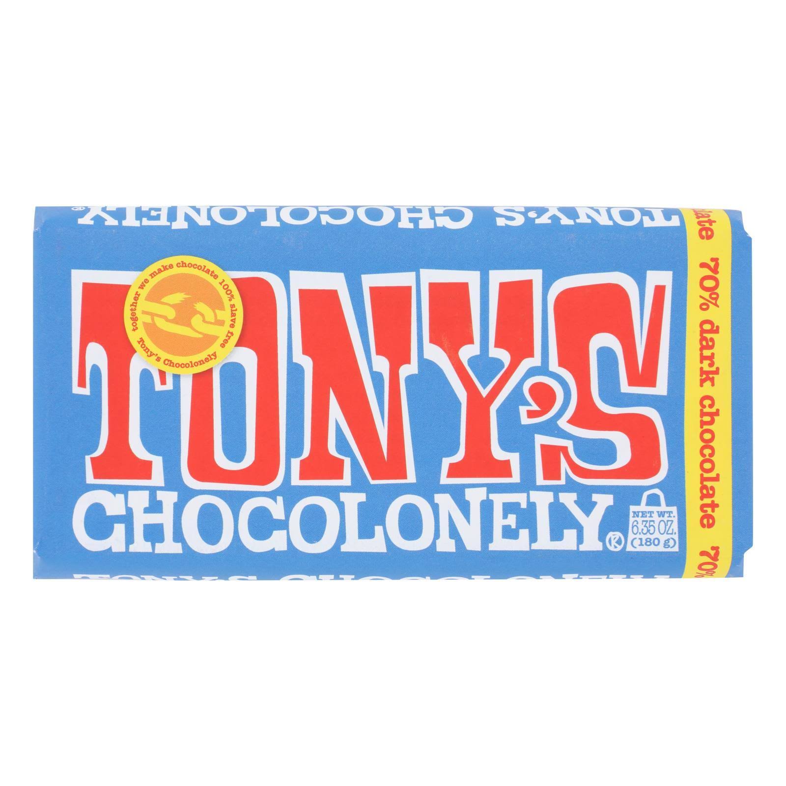 Tony's Chocolonely 70% Dark Chocolate 180g