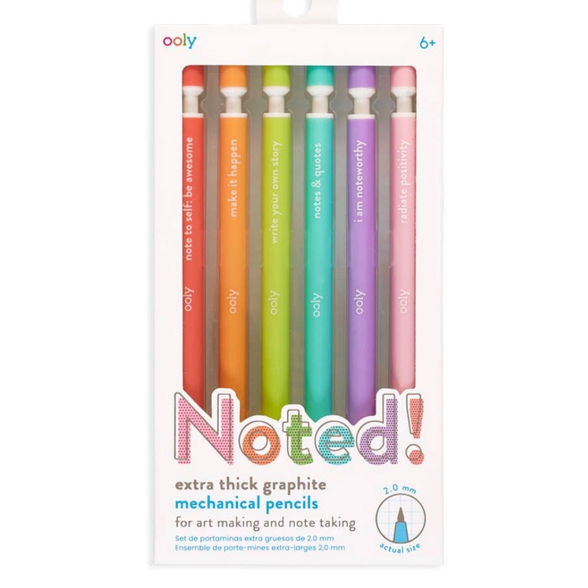 ooly Red Noted! Mechanical Pencil - Set of Six One-Size