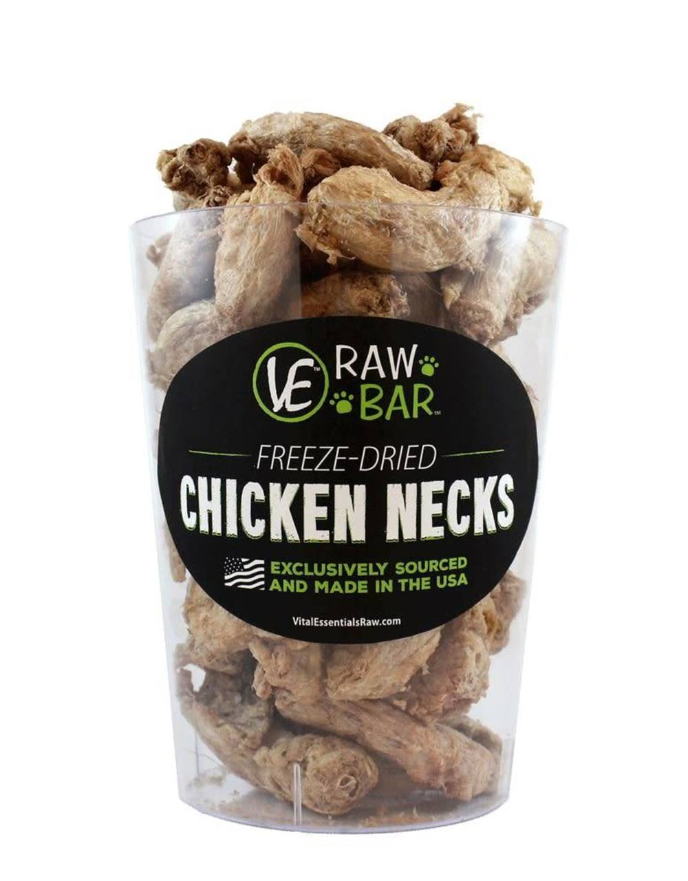 Vital Essentials Raw Bar Freeze-dried Chicken Neck