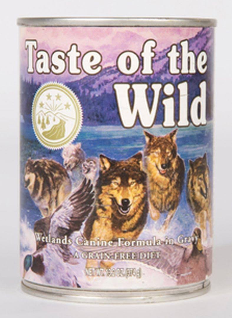 Taste of the Wild Wetlands Canine Formula with Fowl in Gravy 370 GR