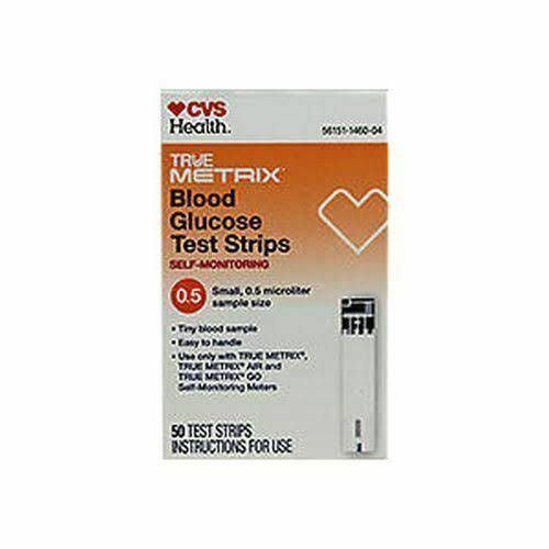 True Metrix Blood Glucose Test Strips - 50 Strips