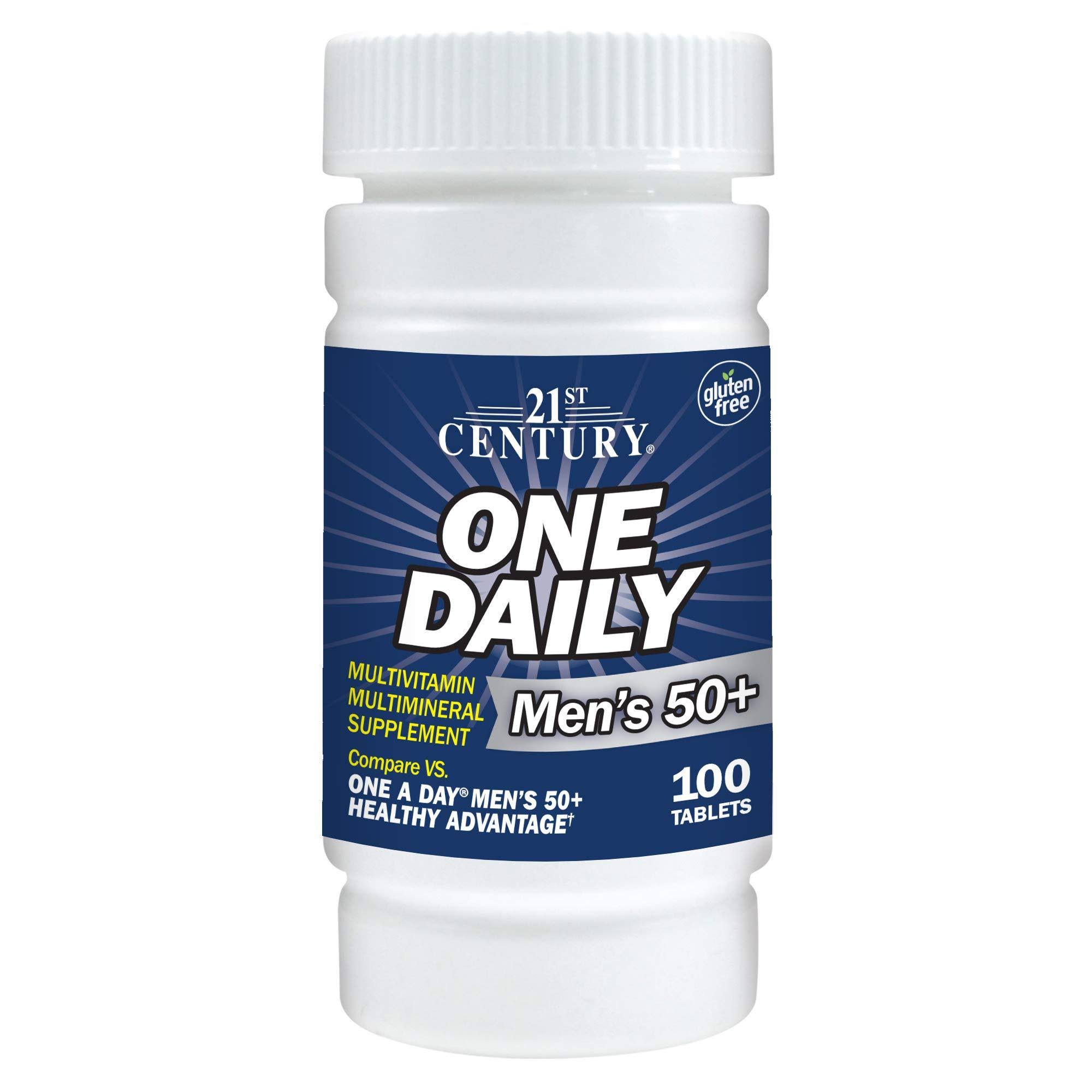 21st Century One Daily Men's 50 Plus Tablet Supplement - 100 Count