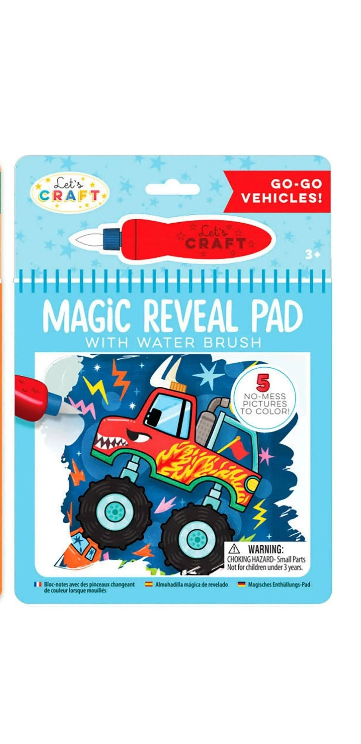 Magic Reveal Pad Go-Go Vehicles