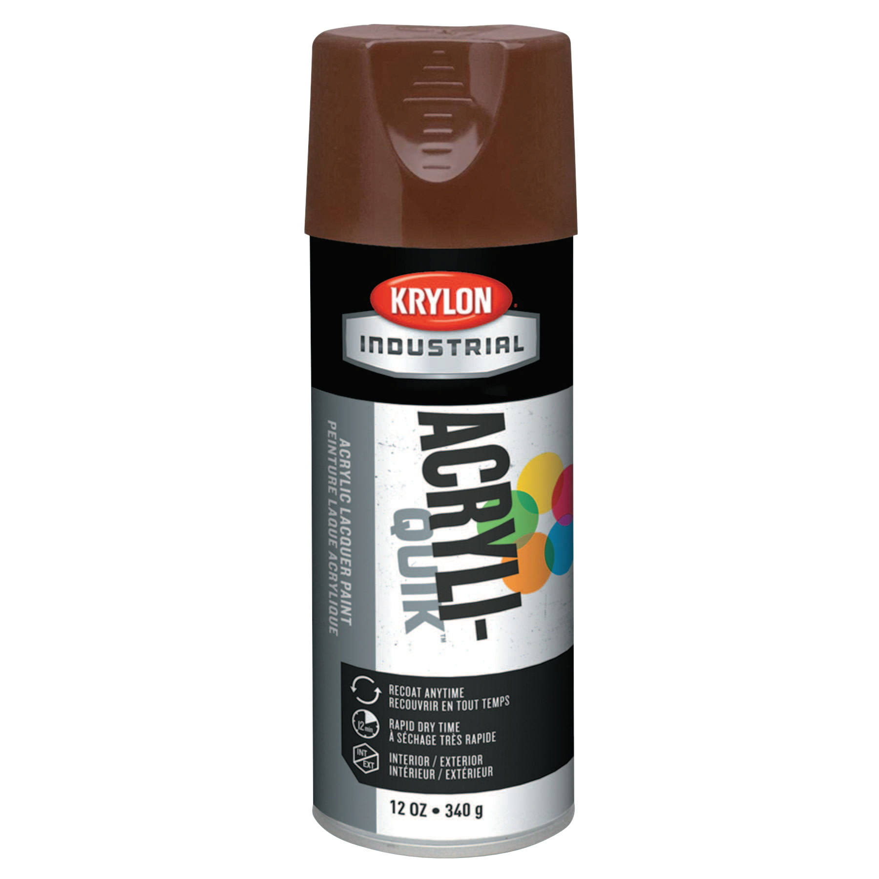 Krylon Gloss Spray Paint - 12oz, Leather Brown