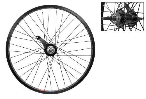 Wheel Master Bolt-On Rear Bicycle Wheel - Black, 20in x 1.75in