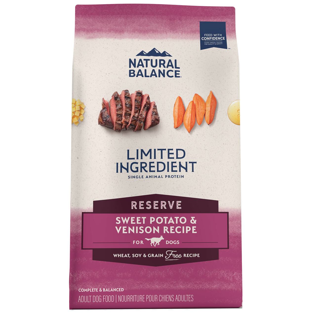 Natural Balance L.I.D. Limited Ingredient Diets Grain Free Venison & Sweet Potato Formula Adult Dry Dog Food