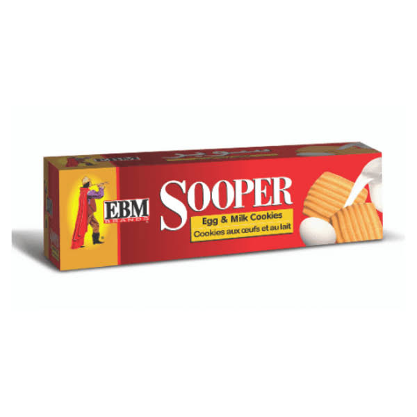 EBM Sooper Egg & Milk Cookies - 112g