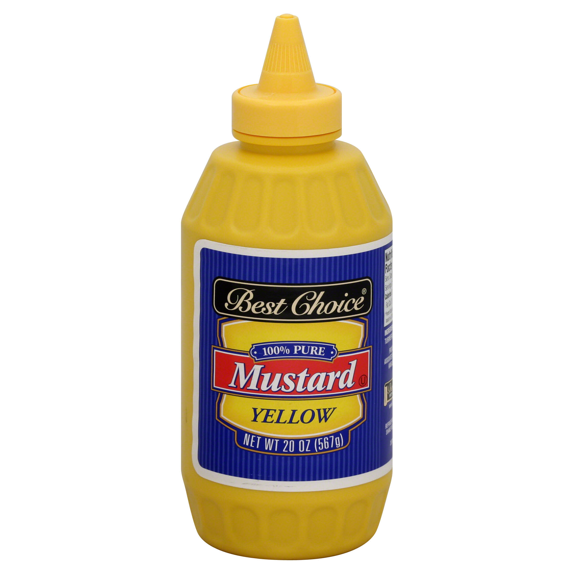 Best Choice Mustard, Yellow - 20 oz
